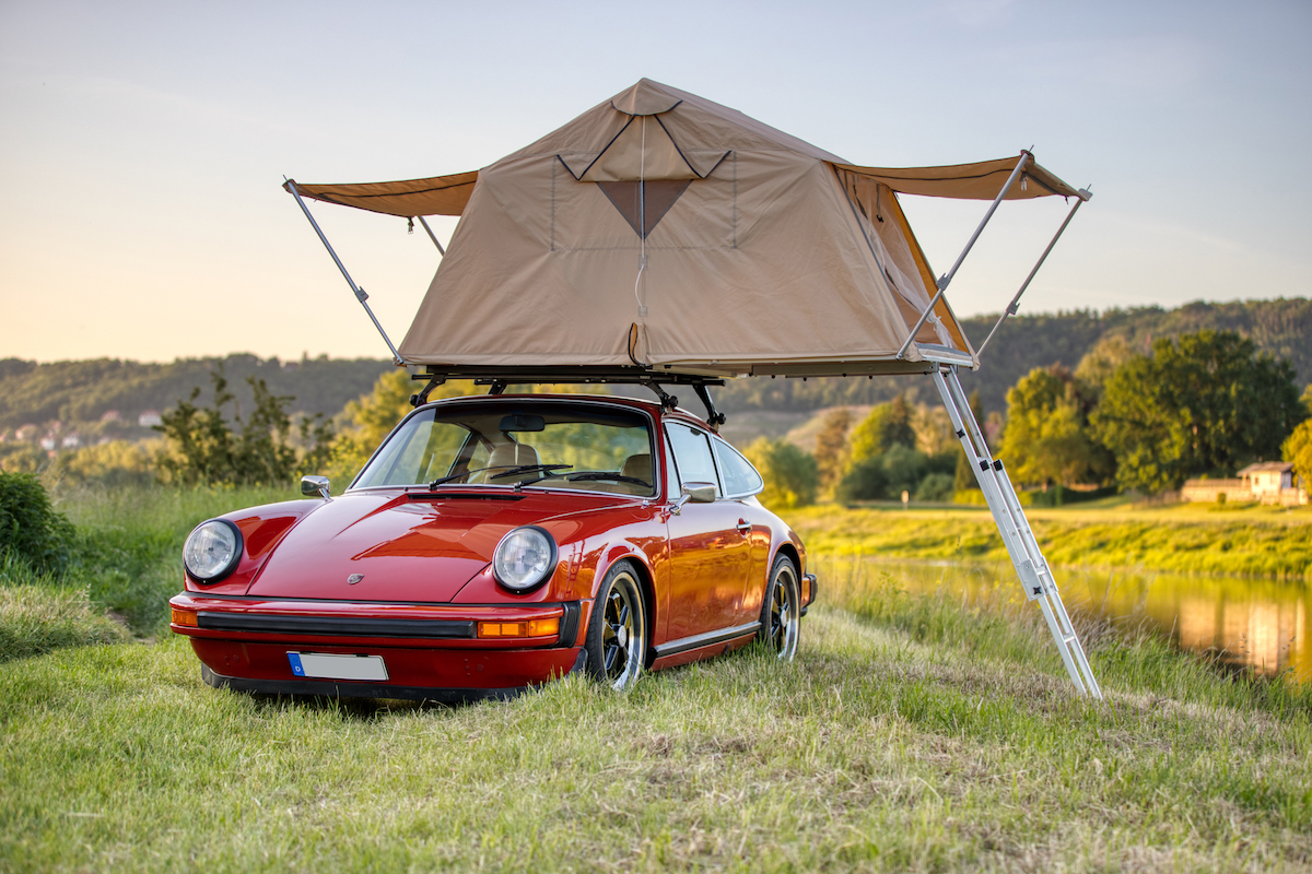 AUTOCAMP Autodachzelt Dachzelt Porsche Oldtimer Camping Outdoor 4x4 Allwheeldrive